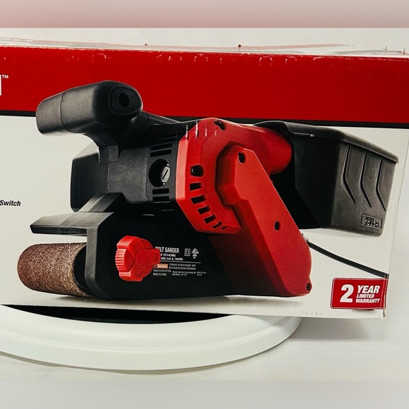 New Hyper Tough 6-Amp Belt Sander, 3 x 18-Inch, Corded BRAND NEW NEVER USED! - Picture 5 of 5